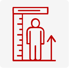Icon Größentabelle für Herren